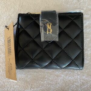 Steve Madden Black BiFold Card Case